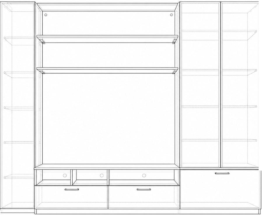 Boceto 3D de mueble Altaviza